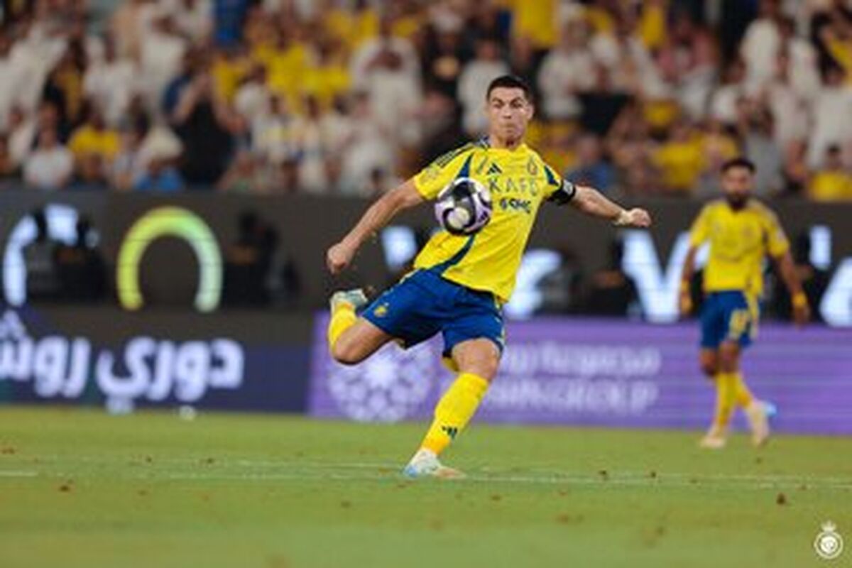 درخشش پسر رونالدو با لباس النصر